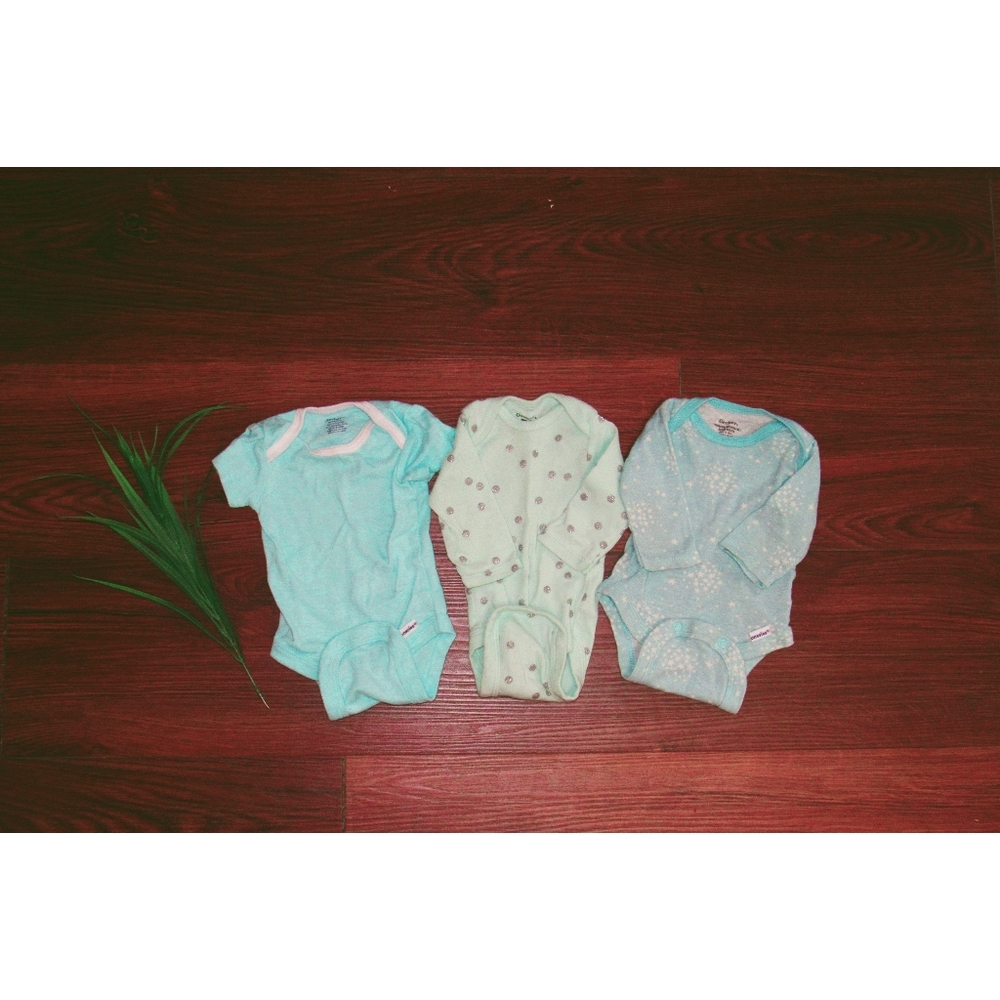 Blue Newborn Onesie Set